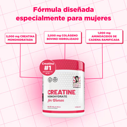 Creatina para mujeres — más fuerza y resistencia desde la primera semana