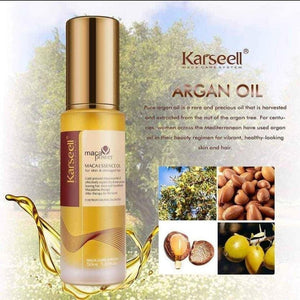 Aceite de Argán Karseell — hidratación profunda y brillo para tu cabello
