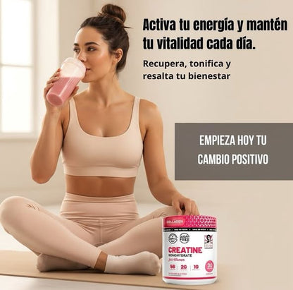 Creatina para mujeres — más fuerza y resistencia desde la primera semana