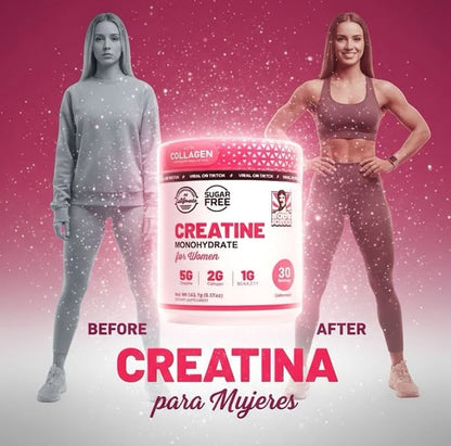 Creatina para mujeres — más fuerza y resistencia desde la primera semana