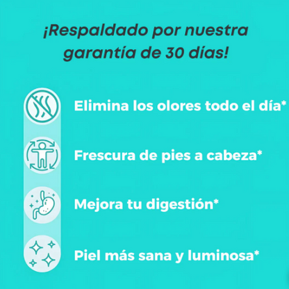 Combo desodorante + spray bucal — protección completa contra el mal olor todo el día
