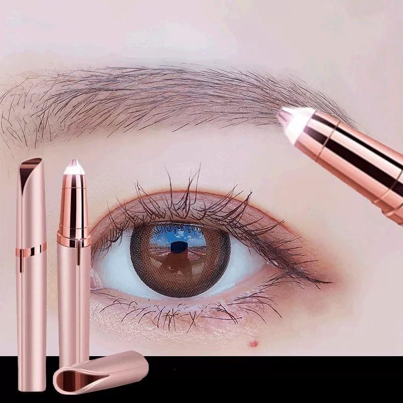 Depiladora eléctrica de cejas — resultado perfecto sin dolor ni irritación
