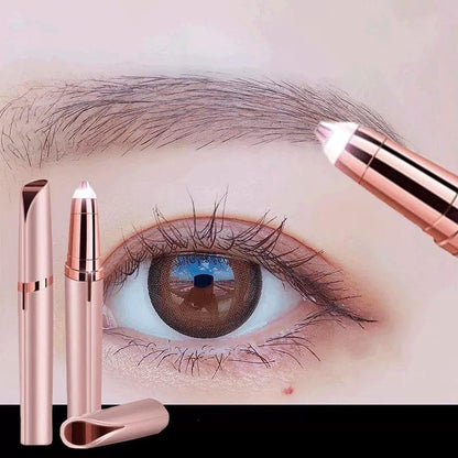 Depiladora eléctrica de cejas — resultado perfecto sin dolor ni irritación