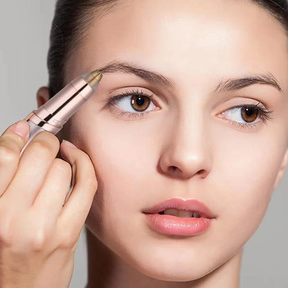 Depiladora eléctrica de cejas — resultado perfecto sin dolor ni irritación