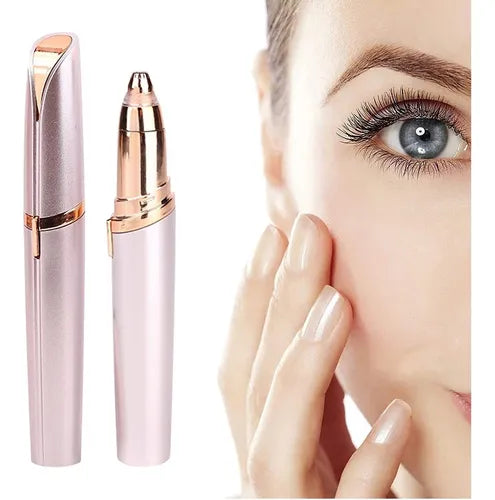 Depiladora eléctrica de cejas — resultado perfecto sin dolor ni irritación