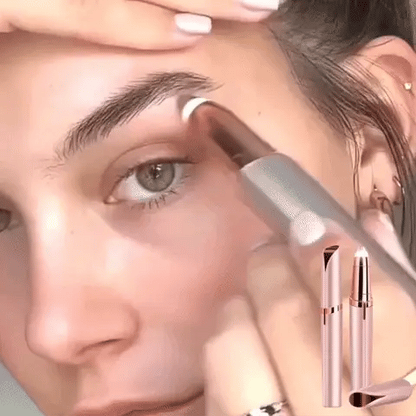 Depiladora eléctrica de cejas — resultado perfecto sin dolor ni irritación