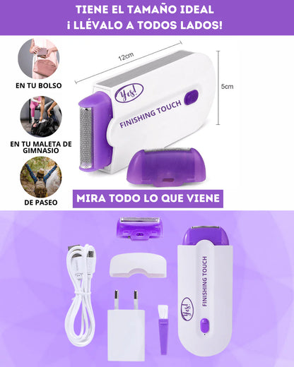 Depiladora corporal recargable — depilación suave, rápida y sin dolor en casa
