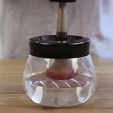 Limpiador eléctrico de brochas de maquillaje — limpieza profunda en segundos