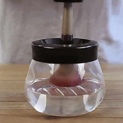 Limpiador eléctrico de brochas de maquillaje — limpieza profunda en segundos