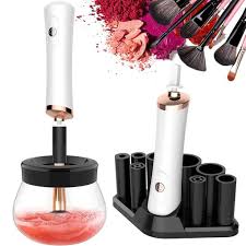 Limpiador eléctrico de brochas de maquillaje — limpieza profunda en segundos