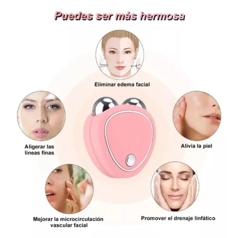 Masajeador facial de microcorriente — piel más firme y luminosa desde casa