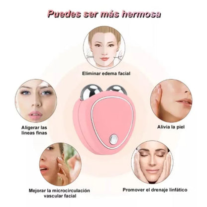 Masajeador facial de microcorriente — piel más firme y luminosa desde casa
