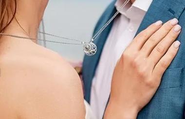 Collar sol y luna en acero inoxidable — elegante, sin manchas y ajustable
